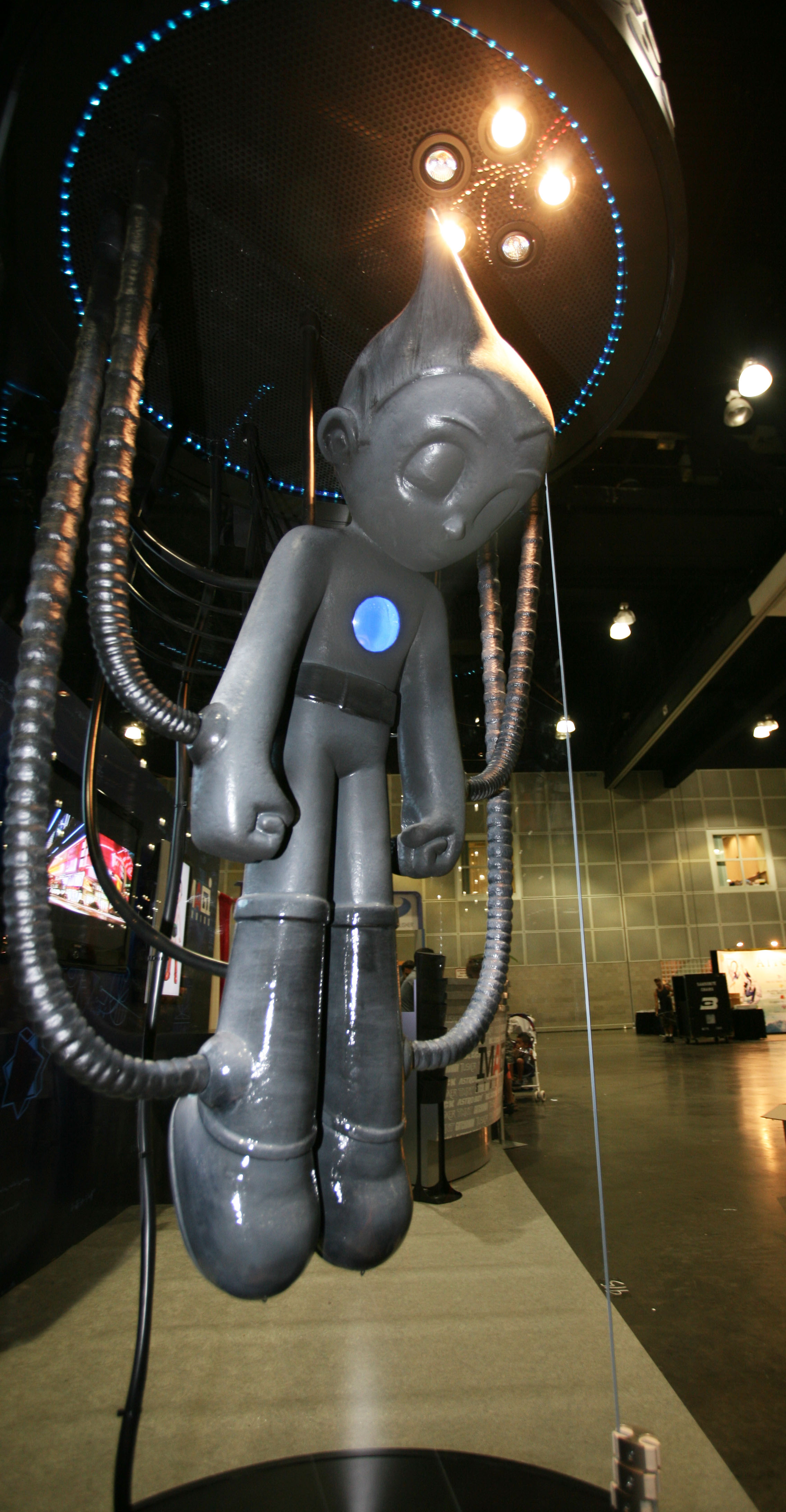 Sculpture on pedestal