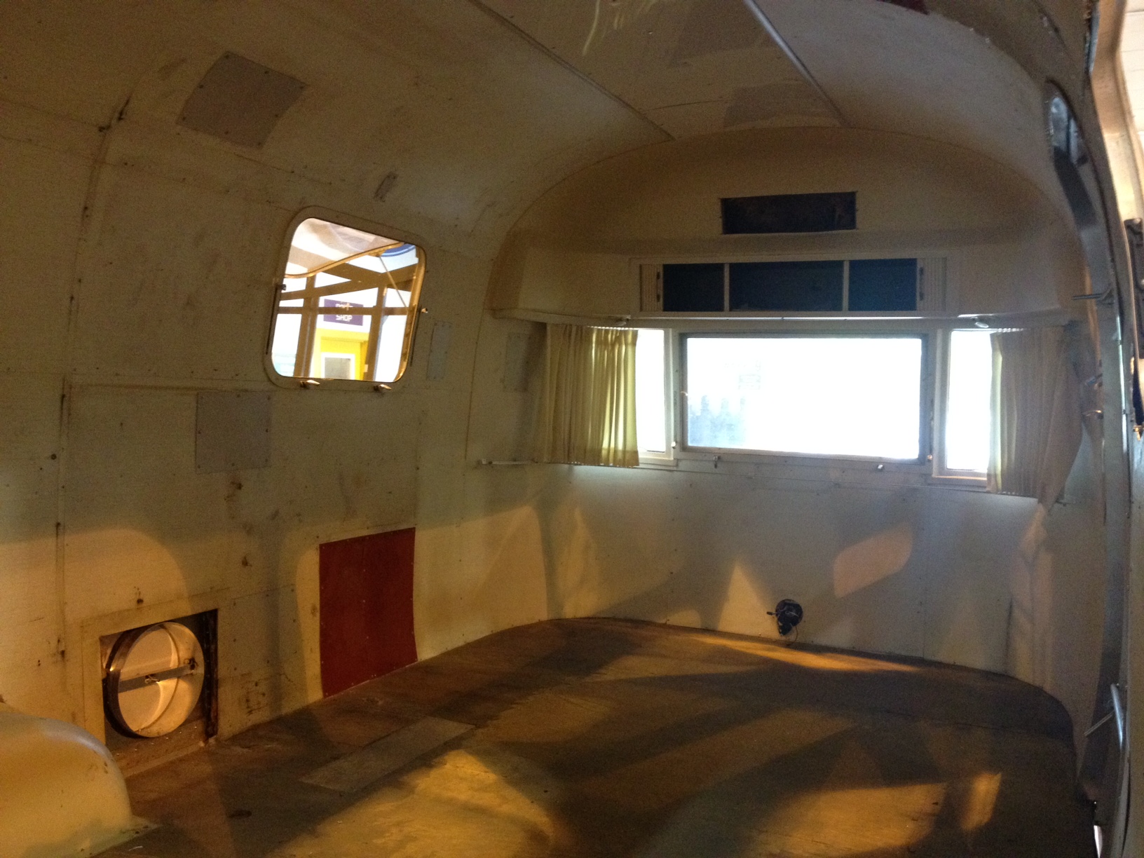 Empty Airstream interior