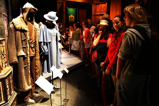 Crowd at exhibition