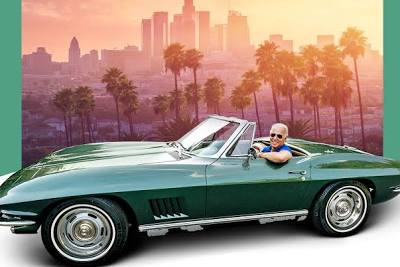 Biden in corvette