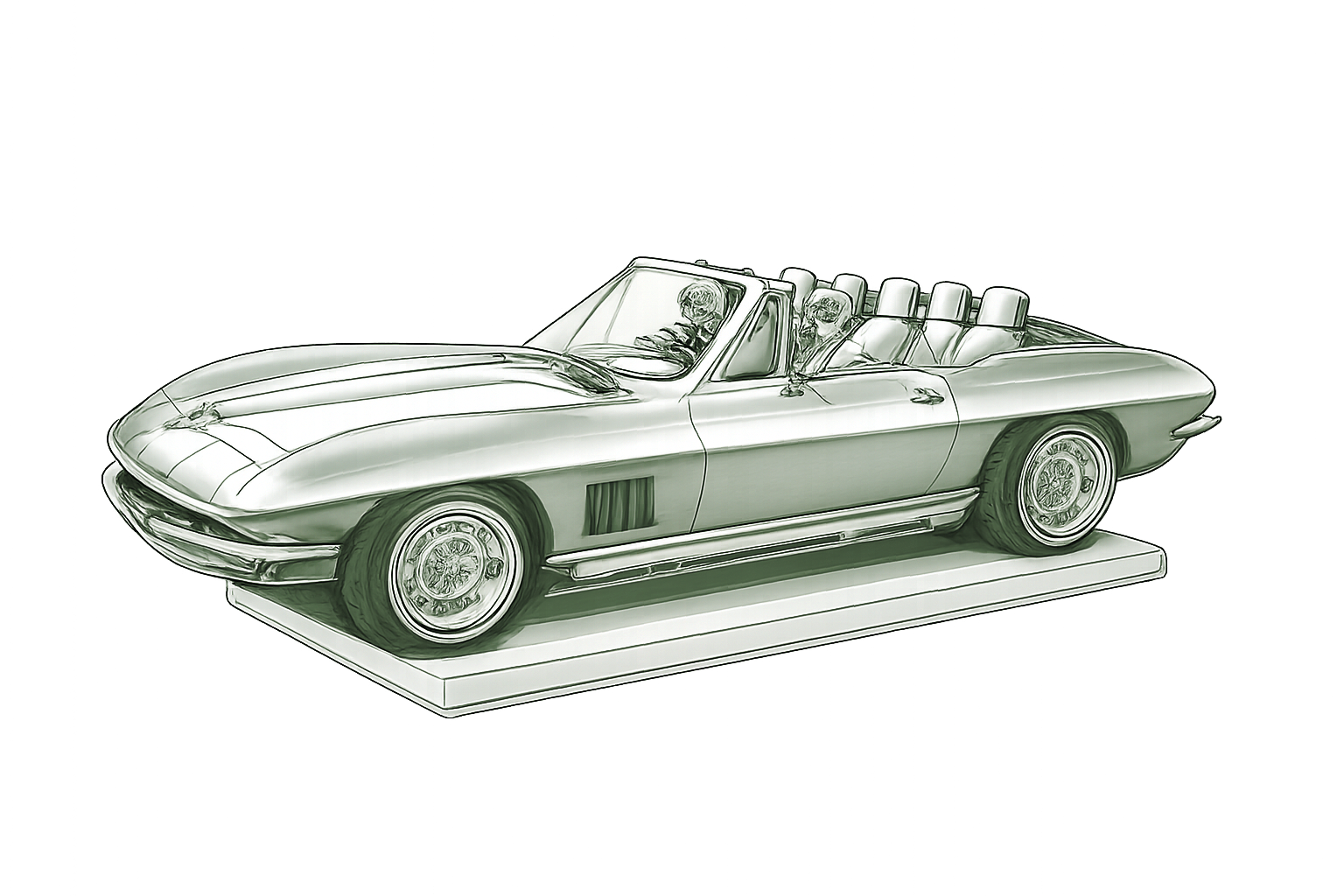 Corvette sketch