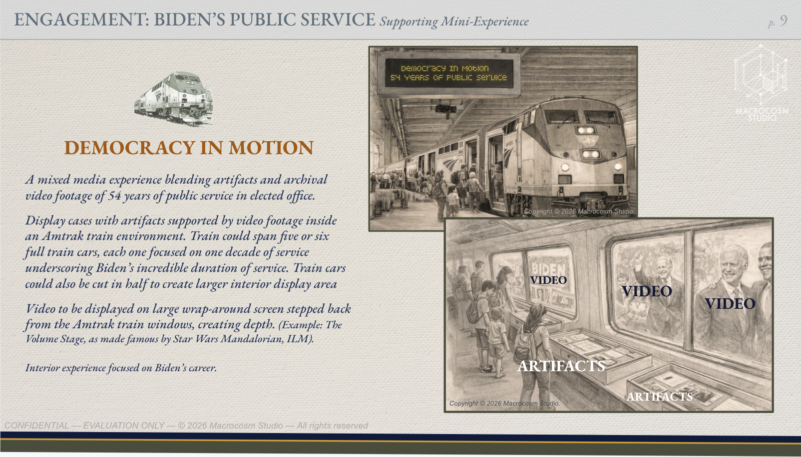 Democracy in motion slide