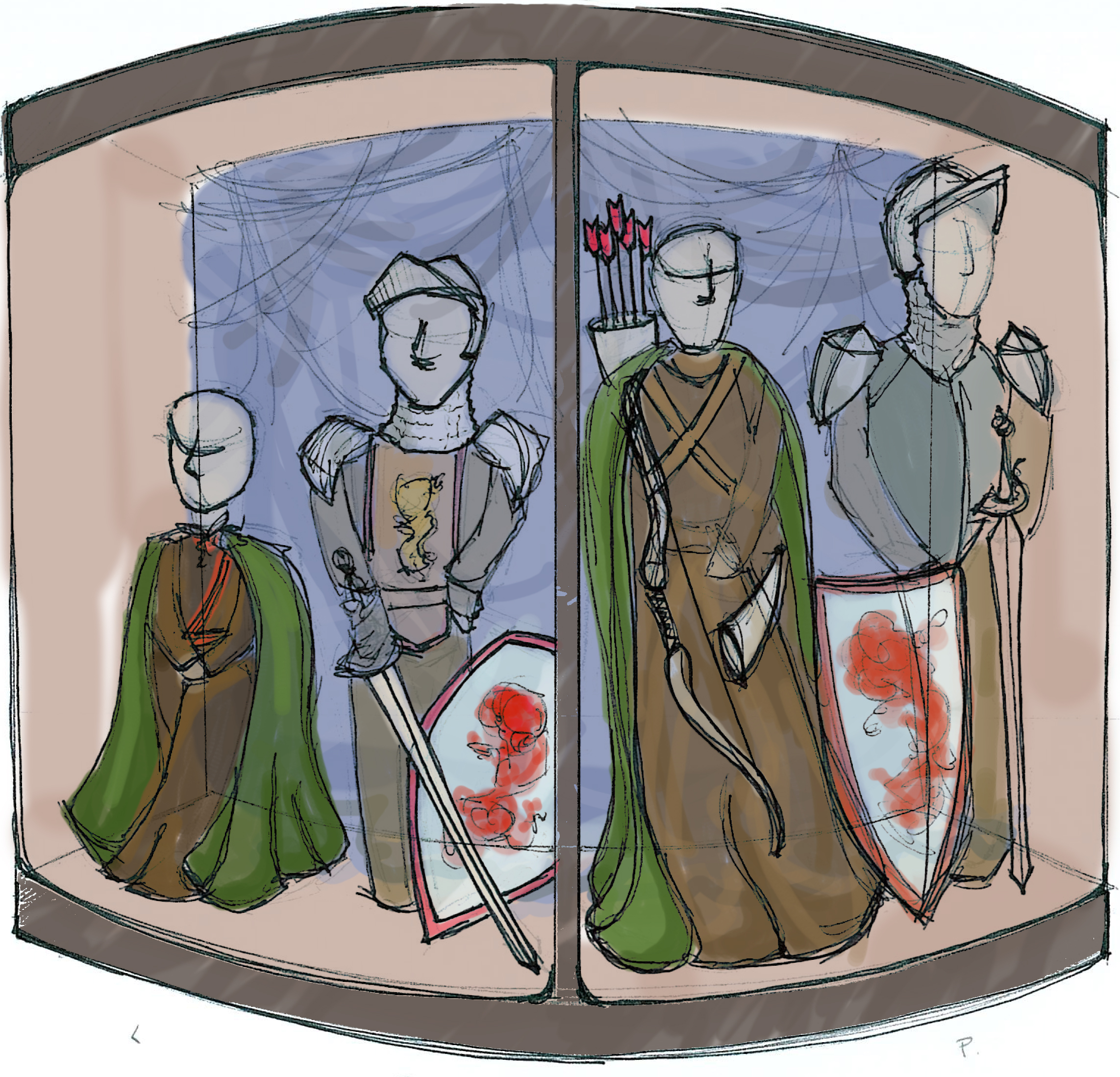 Pevensie character illustration