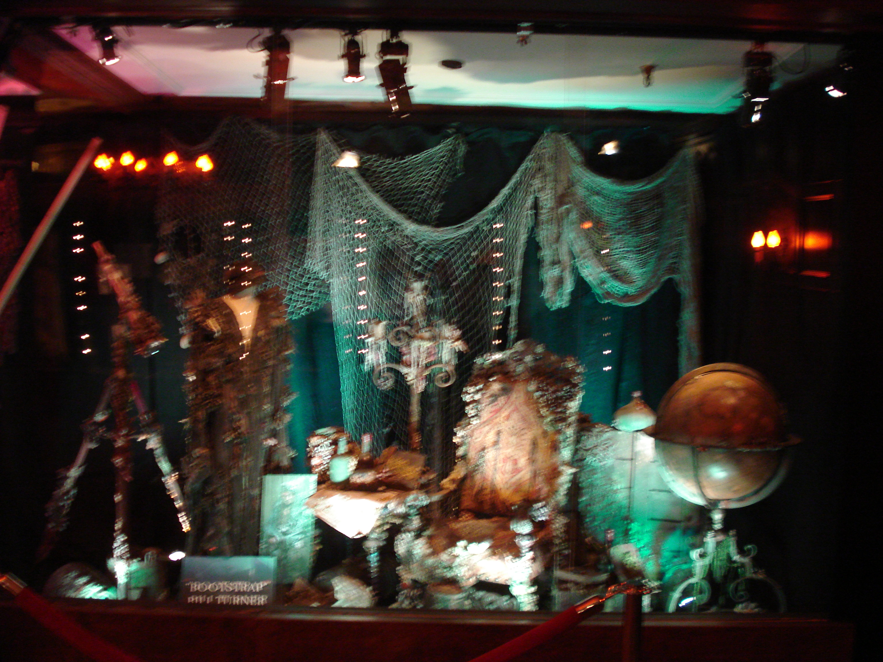 Draped fabric display