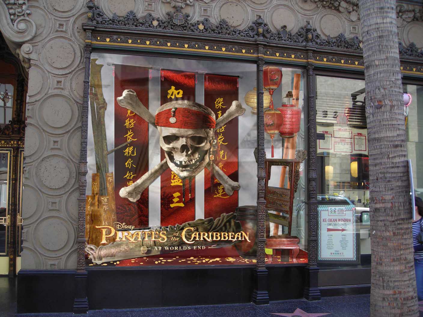 POTC display window