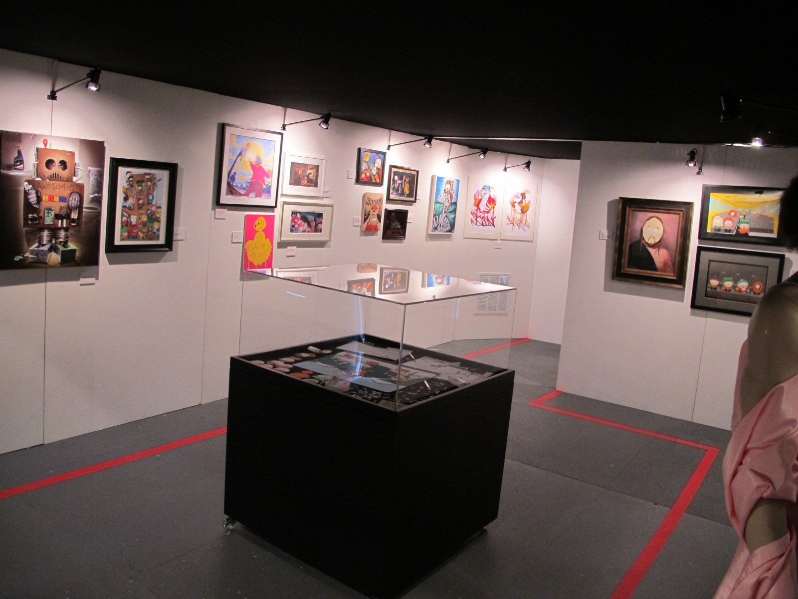 Gallery room dark