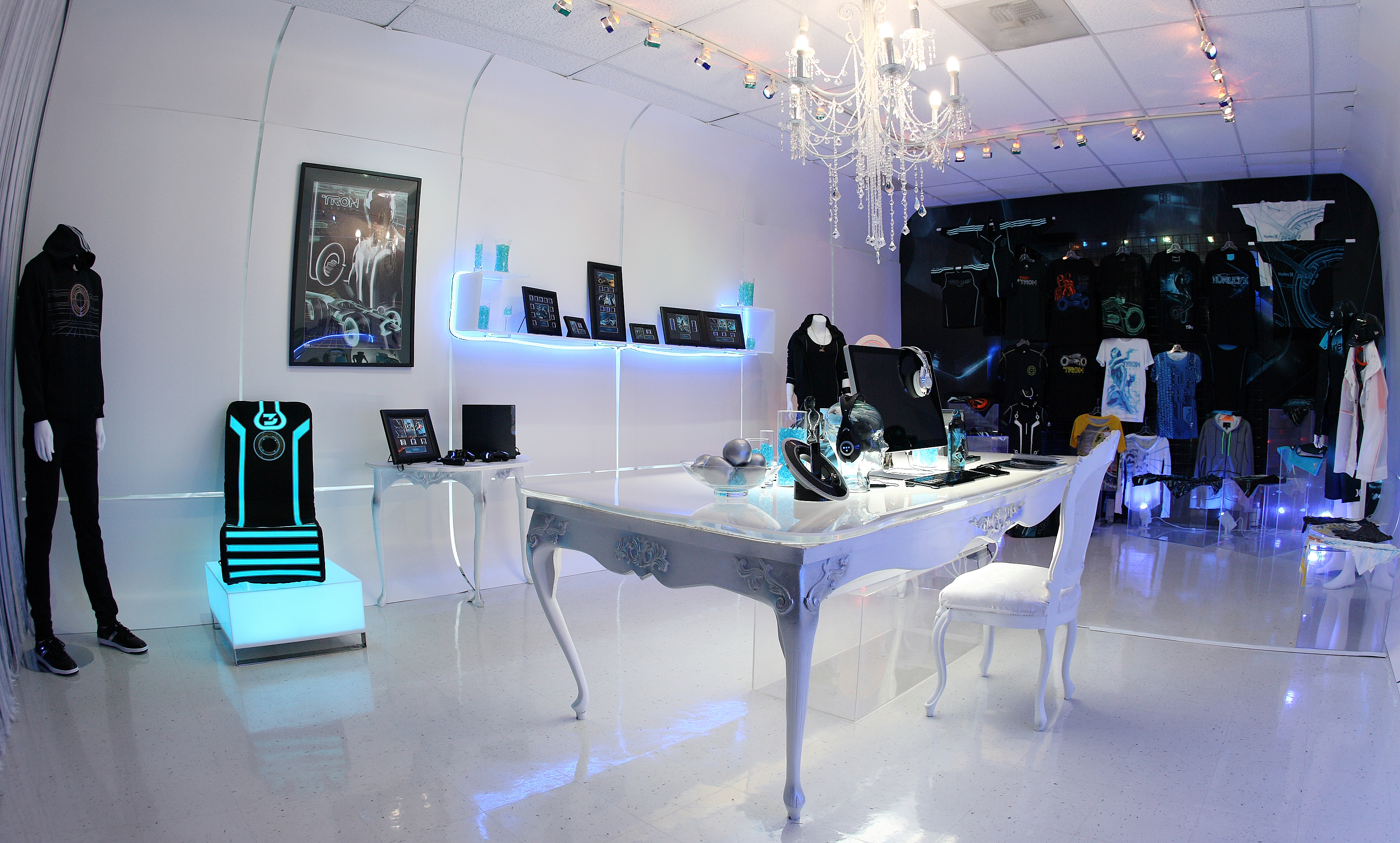 Disney property white table
