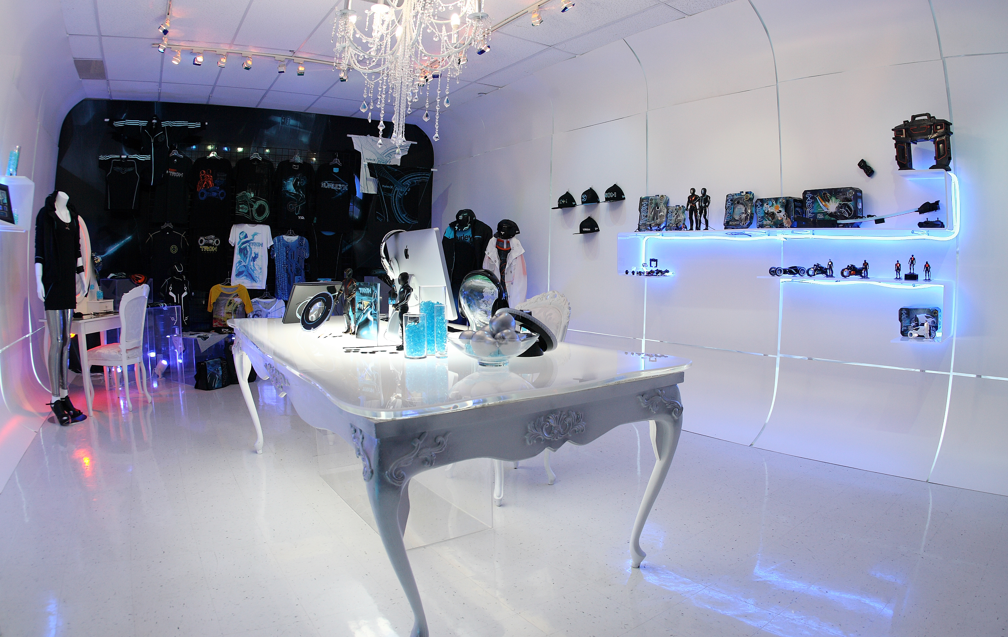 White room merchandise