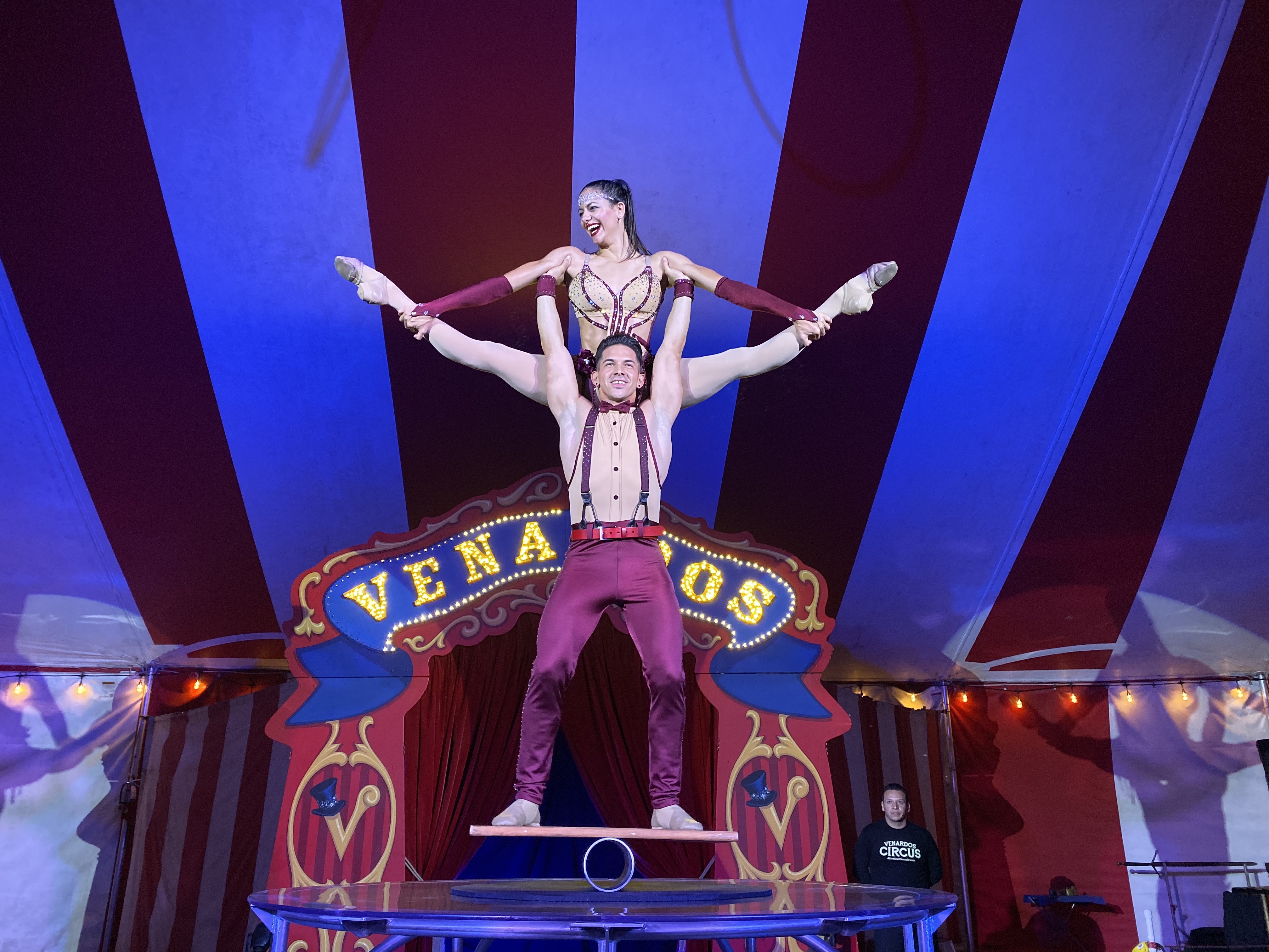 Performer on stage